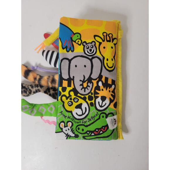 Jellycat‎ Jungly Tails Soft Crinkle Activity Book - Brand New with Tags - Picture 7 of 7